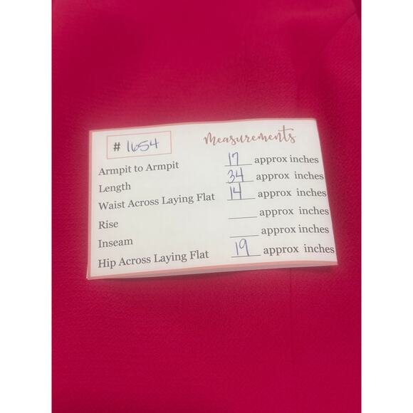 Lucy Paris Hot Pink Sleeveless Bodycon To Knee Fitted Event Career Dress Size M - Picture 9 of 9